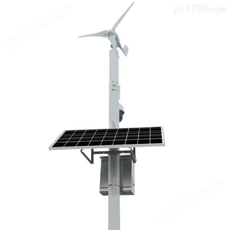 太阳能监控供电系统12v锂电池户外风光互补发电24v球机光伏充电板