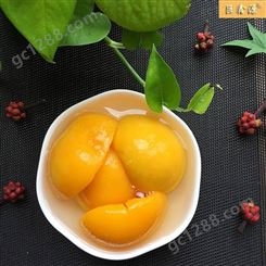 桃罐头 即食黄桃罐头 巨鑫源品牌 山东厂家加工生产 出口