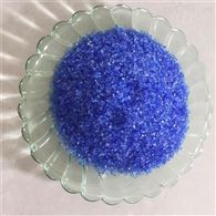 厂家大量供应蓝色玻璃砂 不规则蓝色玻璃珠 原色玻璃砂鱼缸底砂