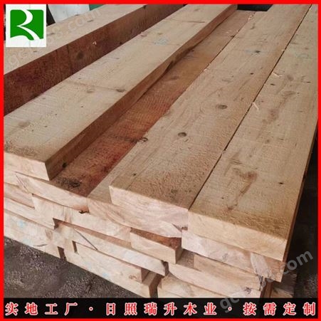 瑞升木业专业加工细纹铁杉寿材板 10-20公分厚棺木用木料