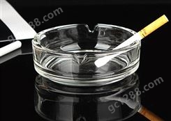 广告烟灰缸玻璃烟灰缸塑料烟灰缸宣传礼品定制免费印字大中小号