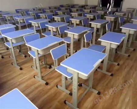 定制学生课桌 中小学生课桌椅学校辅导班培训班单人可升降课桌椅