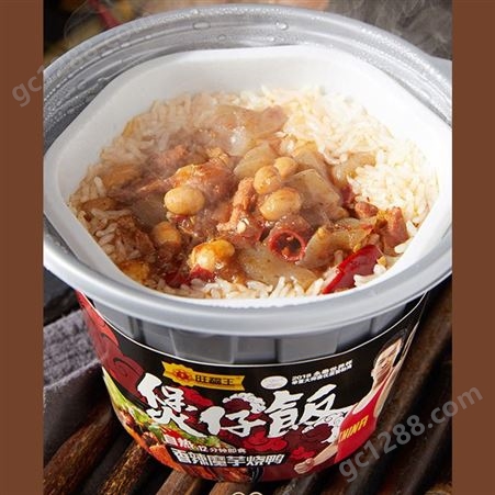 煲仔饭香辣魔芋烧鸭鲜香瘦肉豌豆328g方便即食食品