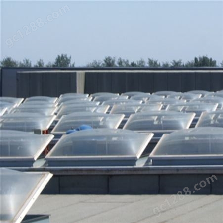 屋面采光屋顶厂房采光PC拱形采光罩PC透明采光罩施工 天津煜阳建材科技加工