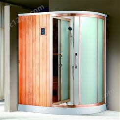 帝风唐光波浴房定制 桑拿淋浴房设计 家用汗蒸房安装