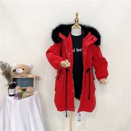界梯羽绒韩版童装 童装外套批发 儿童服装店