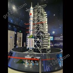 火箭发射塔架动态模拟模型剖面结构模型科技馆航天科普展示