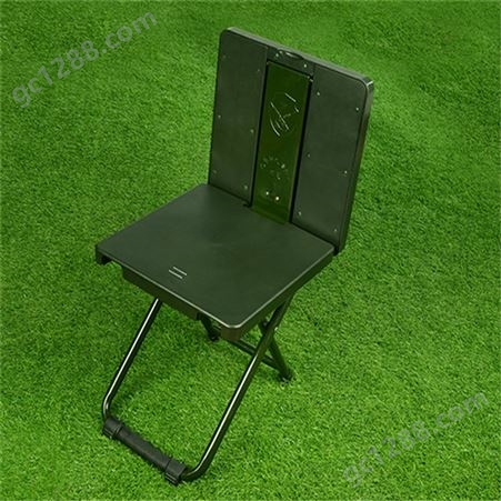 学习椅折叠凳 便携式多功能折叠椅 军绿色多功能折叠椅