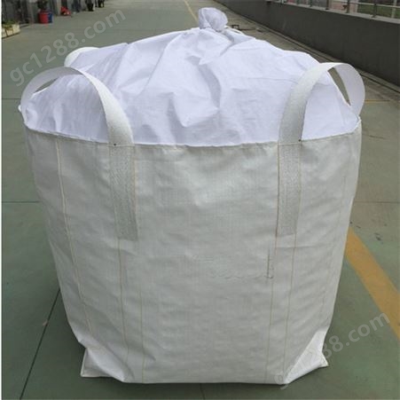 塑料吨袋可定制 方口兜底加厚 白色耐磨带扎口 晓东塑料