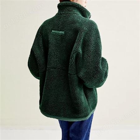 2022冬季极限感官舒适温暖颗粒绒短外套女夹克