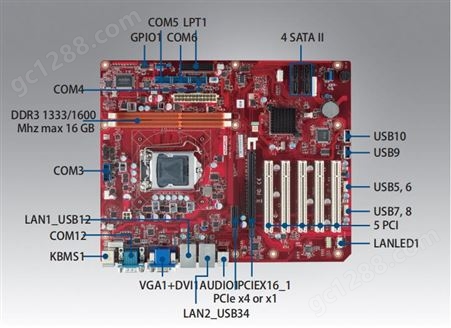 研华4u多串口工控机IPC-510/IPC-610 I3/I5/I7