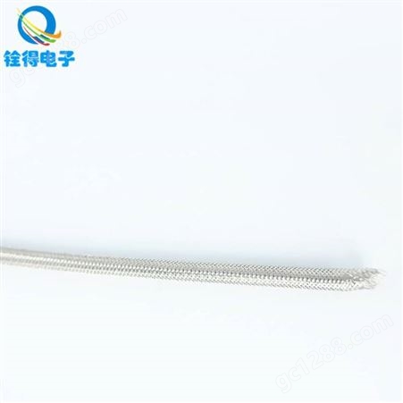铨得供应304不锈钢弹簧管编织网 钢丝0.04mm不锈钢编织带