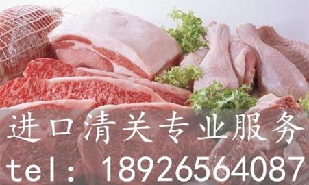 冻肉进口报关流程/广州冻肉进口报关代理