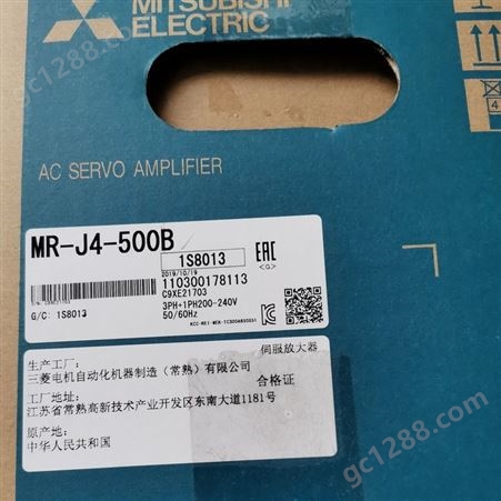 MR-J4-500B/伺服驱动器/质保一年 全新  议价