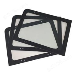 丝印生产加工显示屏耐温超薄黑色边框保护屏盖板视窗钢化玻璃