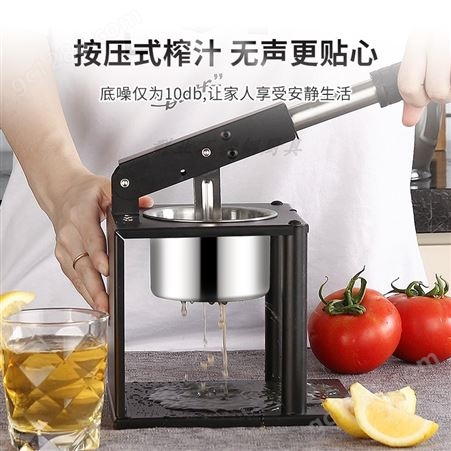 家用小型不锈钢手动榨汁机橙子压榨机挤水果炸石榴汁器神器