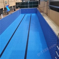 蓝色泳池防水胶膜  花色可定制  防水胶膜厂家