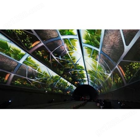 米乐高户外沉浸式全息隧道投影光影景观效果片源定制文旅策划创意
