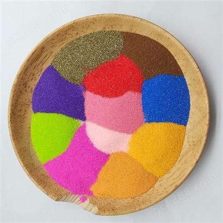 染色石英砂耐磨地坪真石漆涂料用染色彩砂 石诚提供