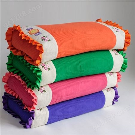 韩式绣花枕 长方形荞麦枕头健康护颈枕送礼佳品颈椎保健枕