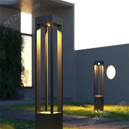 欧式公园不锈钢LED太阳能防水草坪灯 别墅专用-奥海齐明
