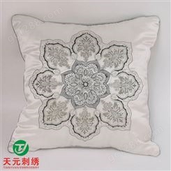 中国风刺绣靠垫新中式客厅抱枕红木沙发大靠背靠枕套子可拆洗床头