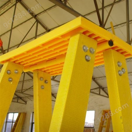 厂家批发电工玻璃钢人字梯折叠式人字电工梯 玻璃钢绝缘人字梯