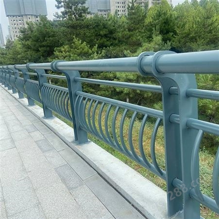 桥梁防撞护栏304不锈钢复合管人行道栏杆河道景区灯光高架隔离栏