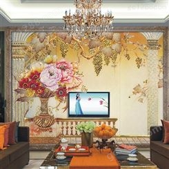 上海玉娇厂家直供现代艺术玻璃深雕刻古典中式客厅酒店大堂装饰电视背景墙