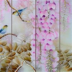 上海玉娇-艺术装饰玻璃公司 电视背景墙设计