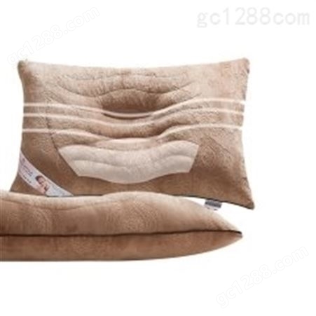 红素枕头决明子水晶绒枕芯 护颈椎枕 保健 300个起订不单独零售
