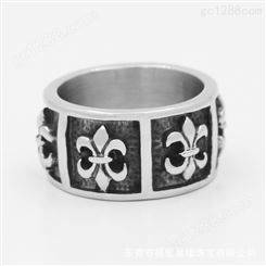 小批量订单来样定制 不锈钢戒指喷蜡倒模 仿古钛钢戒子饰品加工